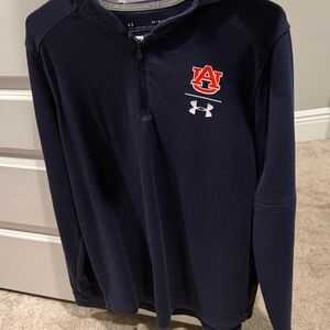 Under Armour Auburn Navy Long Sleeve light Pullover Hoodie